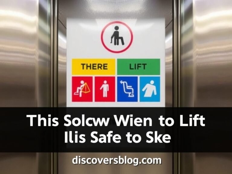 This Sign Shows When a Lift Is Safe to Use